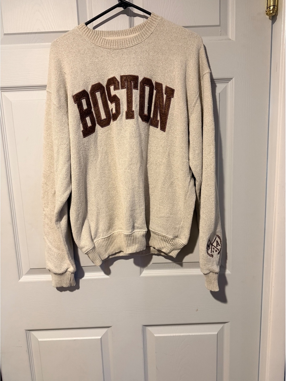 New York Popular Boston Crewneck Sweatshirt Large